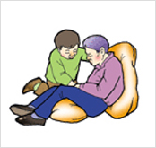 병원 도착 전의 치료하는 법 이미지